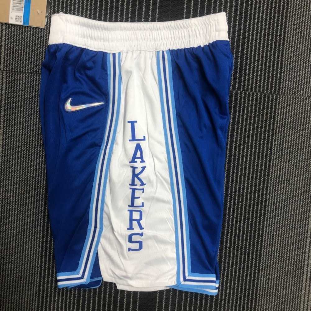 Men's Los Angeles Lakers Lakers Blue 2021/22 Swingman Shorts - Classic Edition-Pro Kit Vault | Brand New 26/27 Sports Jerseys